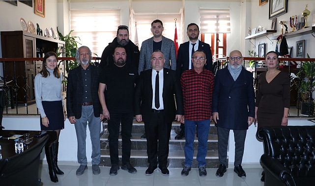 Çanakkale İnternet ve Sosyal Medya Basın Mensupları Derneği&#039;nden Baro&#039;ya Ziyaret