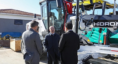 Çanakkale'ye yeni iş makineleri