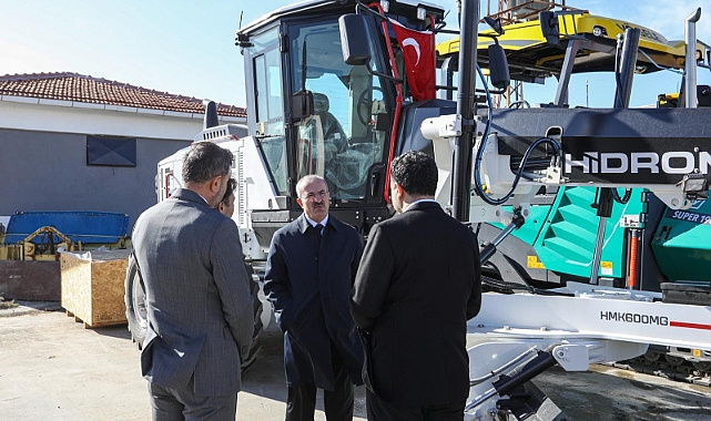 Çanakkale&#039;ye yeni iş makineleri