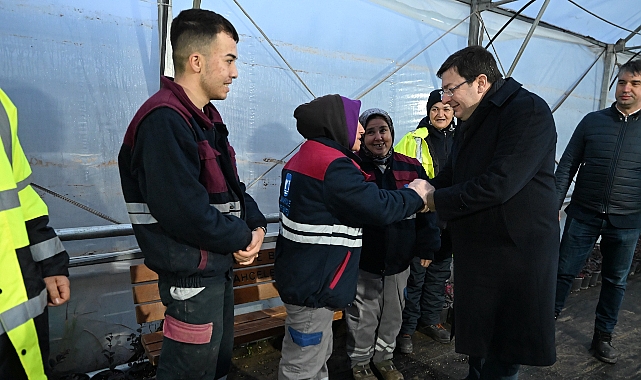 Başkan Erkek&#039;ten Birim ziyaretleri