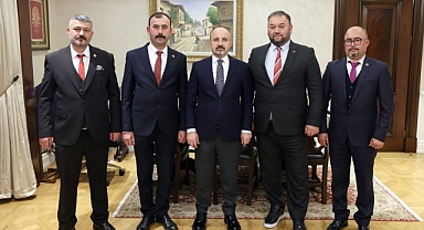 BBP Çanakkale Teşkilatı, İçişleri Bakan Yardımcısı Bülent Turan'ı ziyaret etti