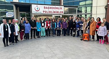 Biga Devlet Hastanesi'nde HAP tatbikatı