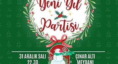 Bozcaada'da yeni yıl partisi