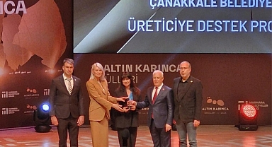Çanakkale Belediyesi'ne Altın Karınca Ödülü