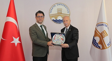 ÇOMÜ Heyeti, Trakya Üniversitesinde