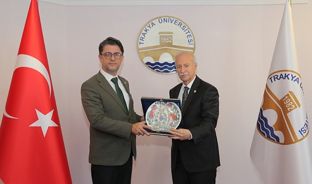 ÇOMÜ Heyeti, Trakya Üniversitesinde