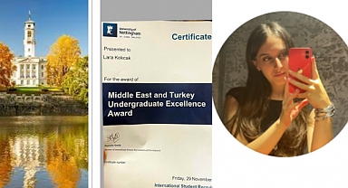 Lara Kökçak'a uluslararası ödül