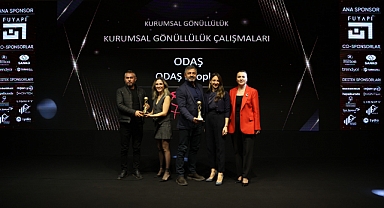 ODAŞ'ın gönüllülük hareketine ödül