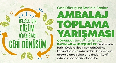 Ödüllü Ambalaj Toplama Yarışması başlıyor