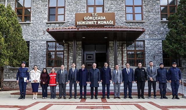 Vali Ömer Toraman&#039;dan Gökçeada ziyareti