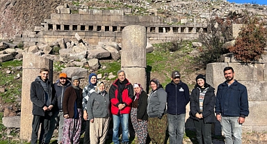 Assos Kazılarında Osmanlı dönemine ait hamam bulundu