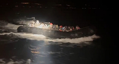 Ayvacık açıklarında 32 kaçak göçmen yakalandı