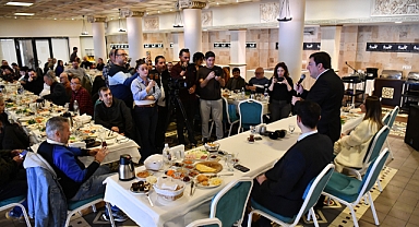 Başkan Erkek gazetecilerle buluştu