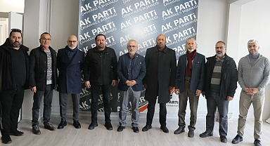 Çanakkale İnternet ve Sosyal Medya Basın Mensupları Derneği'nden AK Parti İl Başkanına Ziyaret