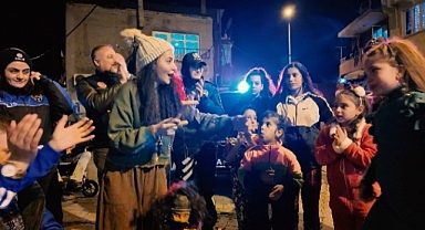 Polislerden anlamlı sürpriz