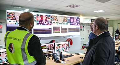 Vali Toraman Çan Termik Santrali inceledi