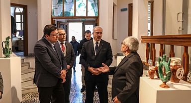 Vali Toraman Seramik Müzesi'ni inceledi
