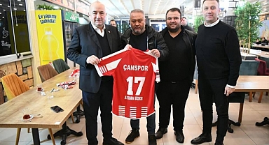 Ayhan Gider'den Çanspor'a ziyaret