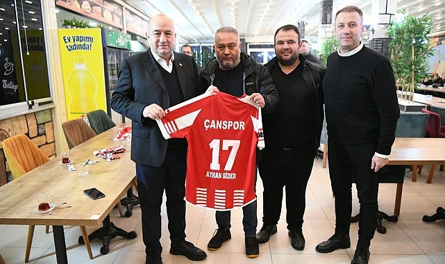 Ayhan Gider&#039;den Çanspor&#039;a ziyaret