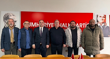 Çanakkale İnternet ve Sosyal Medya Basın Mensupları Derneği'nden CHP'ye ziyaret