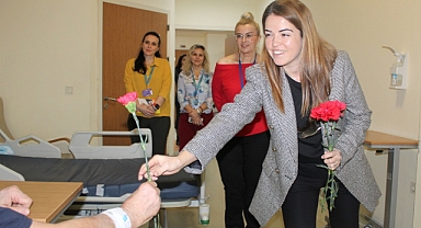 ÇOMÜ Hastanesi yönetiminden anlamlı ziyaret