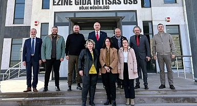 Ezine OSB'ye emlak sektöründen önemli ziyaret