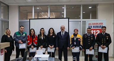 Personel başarı belgesiyle onurlandırıldı