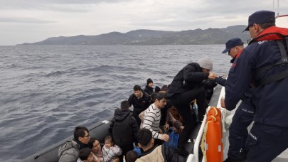 Ayvacık’ta kaçak göçmen operasyonu! 41 kaçak göçmen yakalandı!