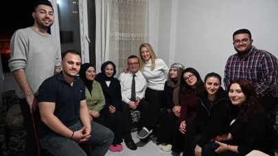 Başkan Şen öğrencilerle iftar yaptı