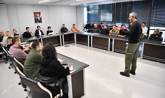 Belediye personeline yangın eğitimi verildi