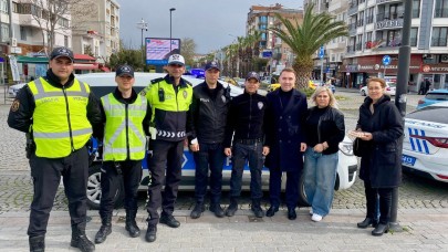 Başkan Uz’dan görev başındaki emniyet güçlerine ziyaret