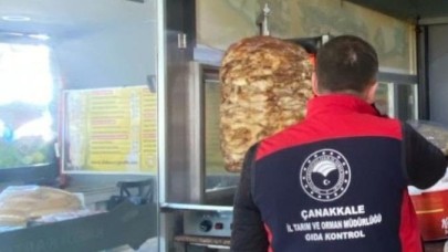 Çanakkale’de dönerci denetimi