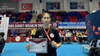 Şevval Köse Türkiye üçüncüsü oldu