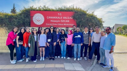 Ezine MYO öğrencilerinden anlamlı ziyaret