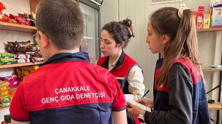 Genç gıda denetçilerinden kantin denetimi