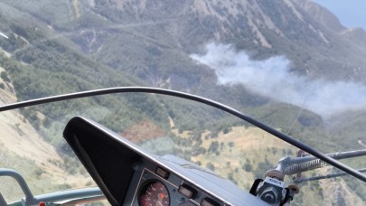 Gökçeada’da orman yangını!