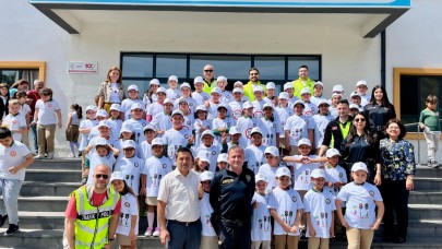 Minik yüreklere trafik bilinci aşılandı