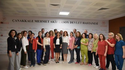 Çanakkale Devlet Hastanesi’nde kutlama