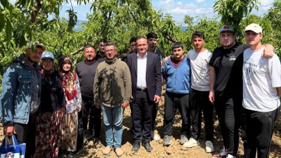 Başkan Öztürk çiftçilerle buluştu