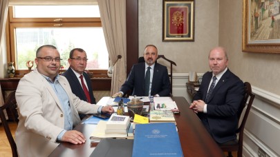 Turan, Biga Ticaret Borsası Heyetini Ağırladı