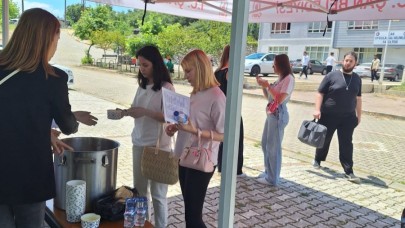 Çan’da öğrencilere çorba ikramı