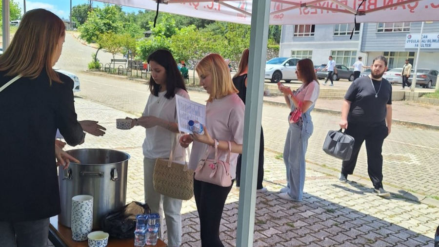 Çan’da öğrencilere çorba ikramı