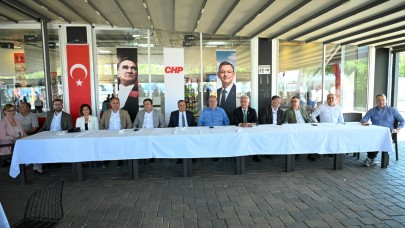 CHP bayramlaşma programında bir araya geldi