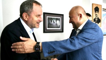 Osman Okyay’dan Ayhan Gider’e ziyaret