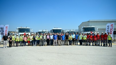 Başkan Erkek; “Yeni araçlarımız kentimize hayırlı olsun”