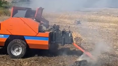 Özbek Köyü’ndeki yangın söndürüldü