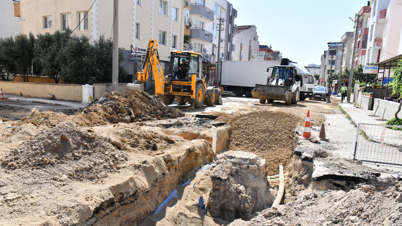 Abdi İpekçi Caddesi&#039;nde altyapı çalışması