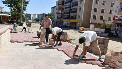 Barış Caddesinde üstyapı yenileniyor