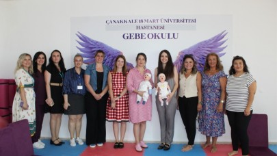 ÇOMÜ Hastanesinde Gebe Okulu açıldı