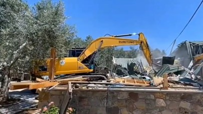 Kaçak yapılar yıkılıyor